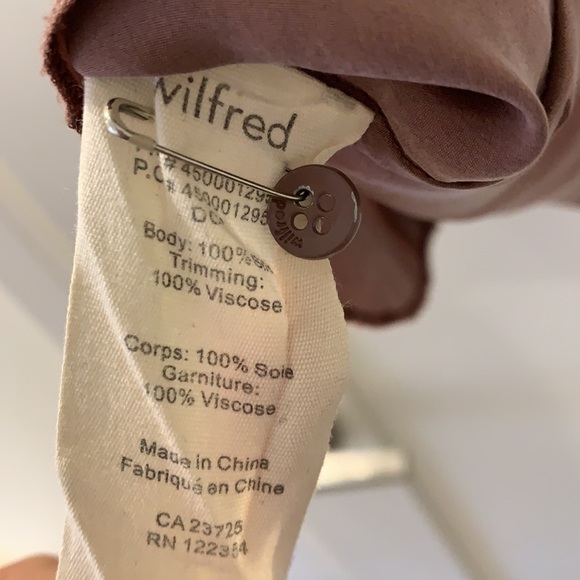 Wilfred Silk Racerback Tank Size XXS - Picture 6 of 8